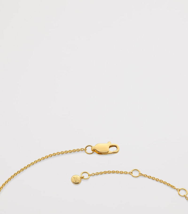 Monica Vinader Aria chain necklace in gold vermeil, imported from the UK