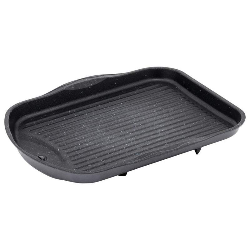 Kitchen Flower non-stick grill pan, gas hob design - British product