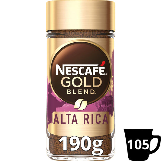Nescafe Gold Alta Rica Coffee 190g All coffee Sainsburys   