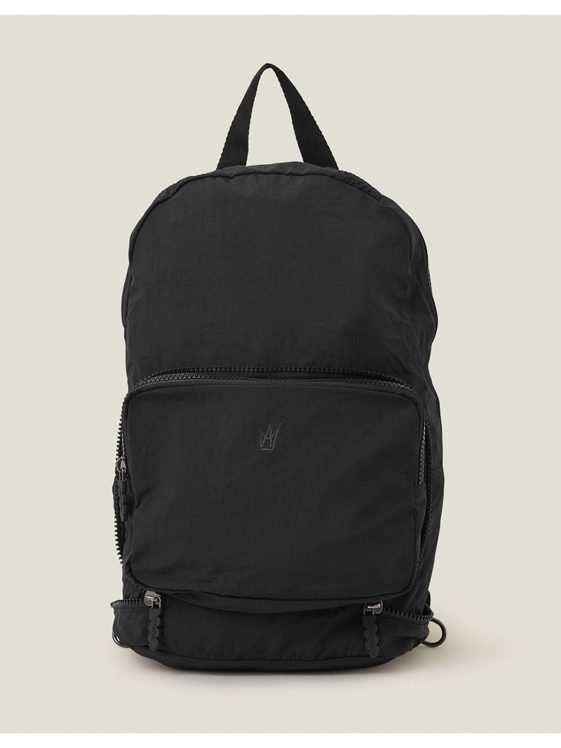Accessorize black packable travel rucksack (British brand)