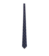 Harrods Saint Laurent Silk Jacquard Medallion Tie 8cm- Buy online at McGrocer