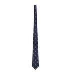 Saint Laurent jacquard medallion tie 8cm, UK version