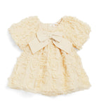 Patachou tulle bow-detail dress 3-36 months, imported from the UK