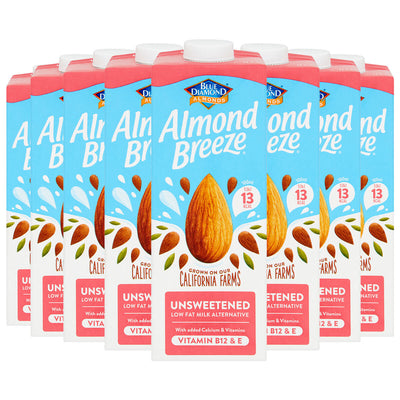 Costco UK Blue Almond Unsweetened Almond Drink Milk Alternative 8 x 1L- Buy online at McGrocer