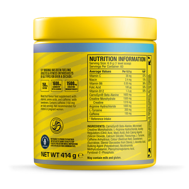 Cellucor C4 Original pre-workout powder Cosmic Rainbow 414g - British product