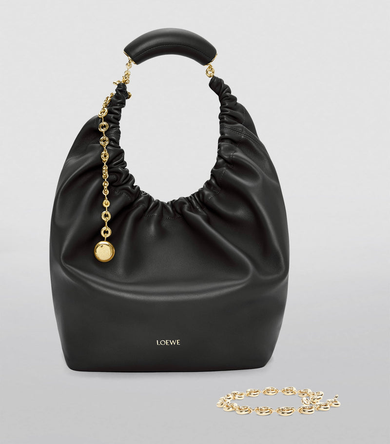 LOEWE Squeeze medium leather handbag - British product