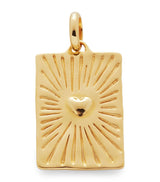 Harrods Monica Vinader Talisman Heart Charm in Gold Vermeil- Buy online at McGrocer