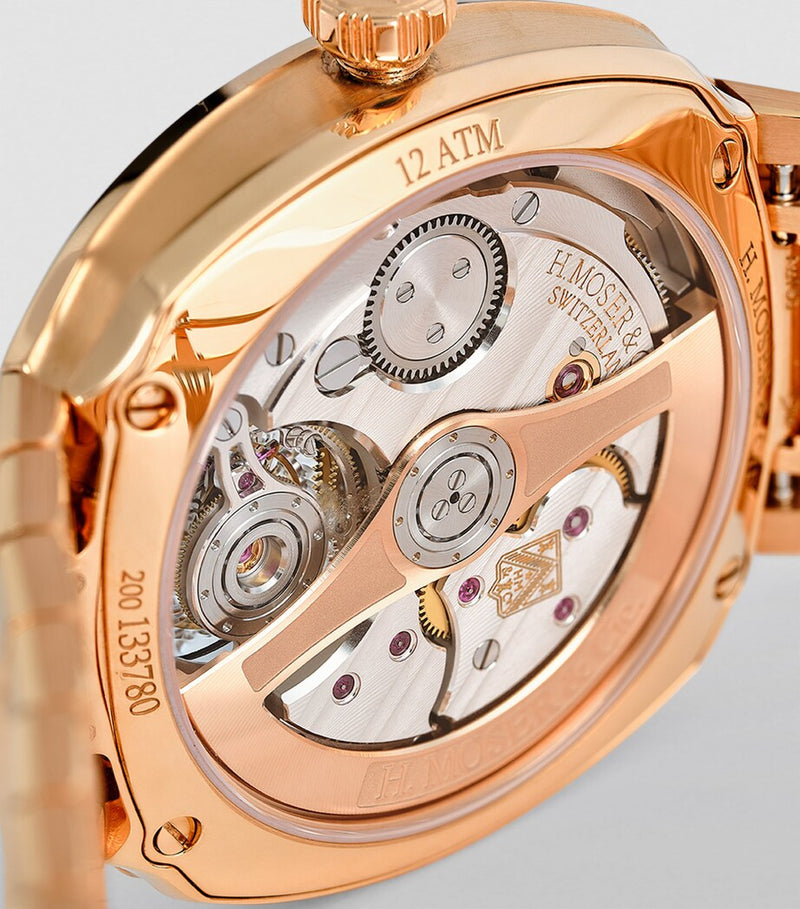 H. Moser & Cie Rose Gold Streamliner watch 40mm, UK version