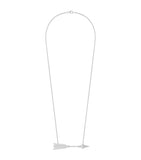 Boucheron white gold diamond Flèche pendant necklace, imported from the UK