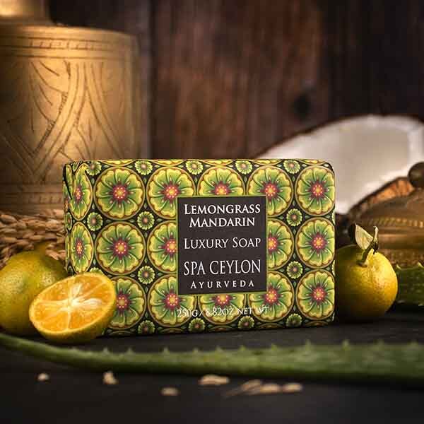 Spa Ceylon Lemongrass Mandarin Soap 250g (British brand)