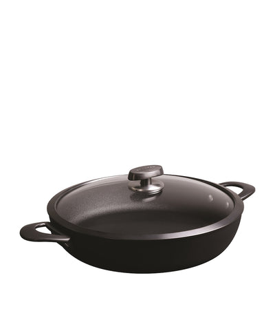 Harrods Scanpan Pro SB+ Chef Pan with Lid (32cm)- Buy online at McGrocer