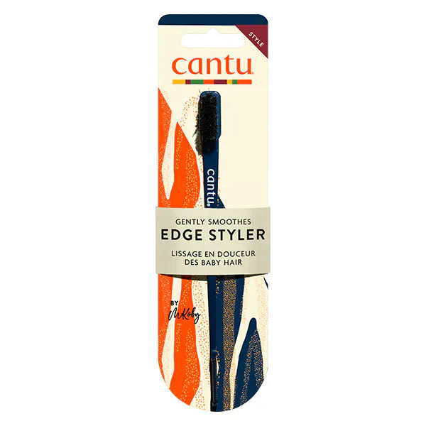 Cantu Edges Baby Hair Styler natural boar bristle brush - British product