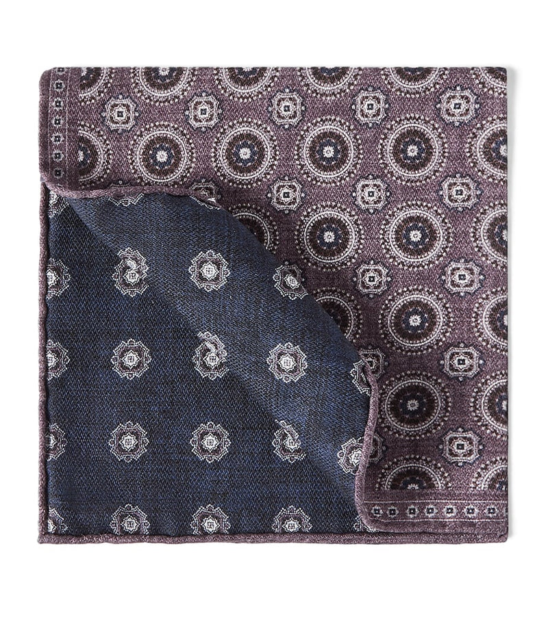 Brunello Cucinelli silk pocket square 35cm - British product