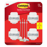 Command Besen-Mopp-Haken, 4er-Pack