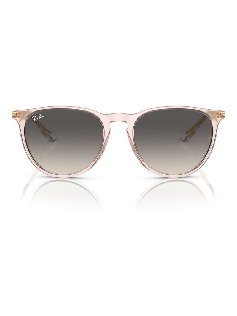 Ray-Ban Erika classic pink sunglasses with grey lenses, UK version