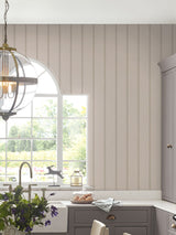 Next Laura Ashley Chalford Wood Panelling Dove Grey Wallpaper Sample A4- Buy online at McGrocer