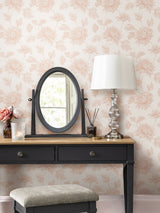 Next Laura Ashley Pink Stratton Plaster A4 Wallpaper Sample- Buy online at McGrocer