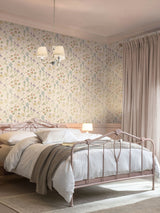 Next Laura Ashley Pink Wild Meadow Chalk A4 Wallpaper Sample- Buy online at McGrocer