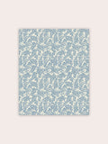 Laura Ashley wallpaper sample Newport Blue Cariad Spray A4, UK version