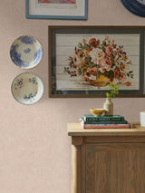 Next Laura Ashley Plaster Pink Brindley A4 Wallpaper Sample- Buy online at McGrocer
