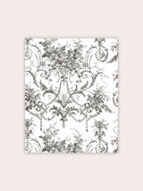 Next Laura Ashley Tuileries Charcoal Grey Wallpaper Sample A4- Buy online at McGrocer