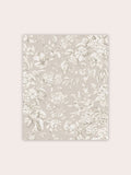 Laura Ashley Heledd Blooms dove grey wallpaper sample A4, UK version