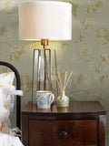 Laura Ashley Gosford wallpaper sample sage green (British brand)