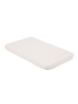 Next Joie White Moonbeam Roomie Glide Cotton Fitted Crib Sheet- Buy online at McGrocer
