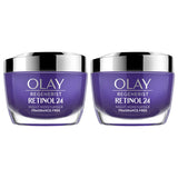 Costco UK Olay Regenerist Retinol 24 Night Moisturiser Cream 2 x 50ml- Buy online at McGrocer