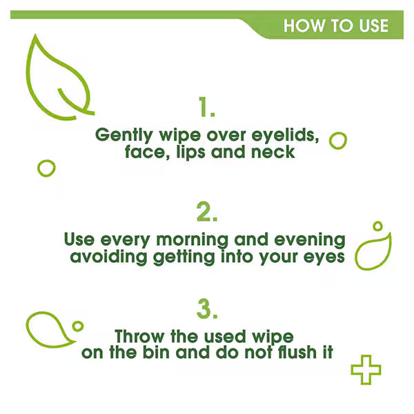Simple biodegradable exfoliating face wipes 20 count (British brand)