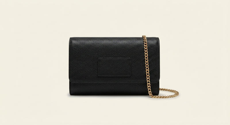 Mulberry Darley leather clutch bag, imported from the UK