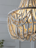 Natural Tahlia pendant lamp shade Easy Fit, UK version