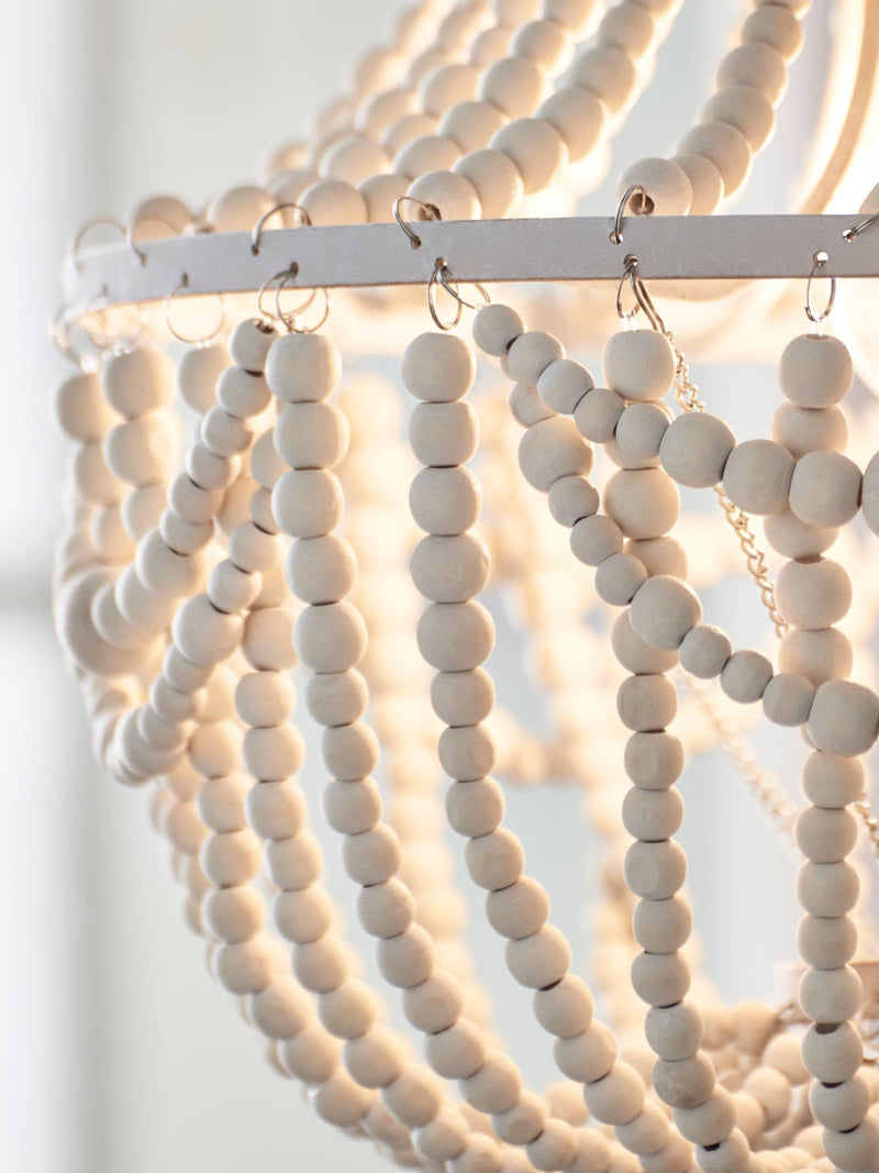 Natural Tahlia pendant lamp shade Easy Fit, UK version