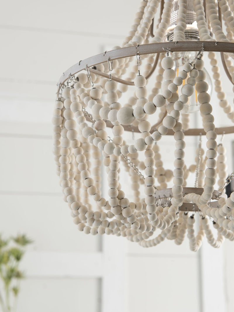 Natural Tahlia pendant lamp shade Easy Fit, UK version
