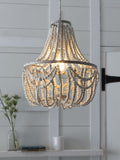 Natural Tahlia pendant lamp shade Easy Fit, UK version