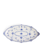 Royal Copenhagen Blue Fluted Half Lace oval dish 24.5cm, imported from the UK