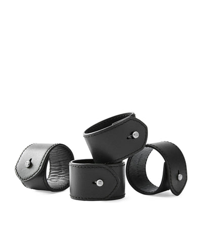 Ralph Lauren Home Wyatt Leder-Serviettenringe (4er-Set)