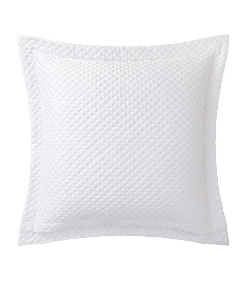 Ralph Lauren Home cotton argyle square pillowcase 65cm x 65cm, imported from the UK