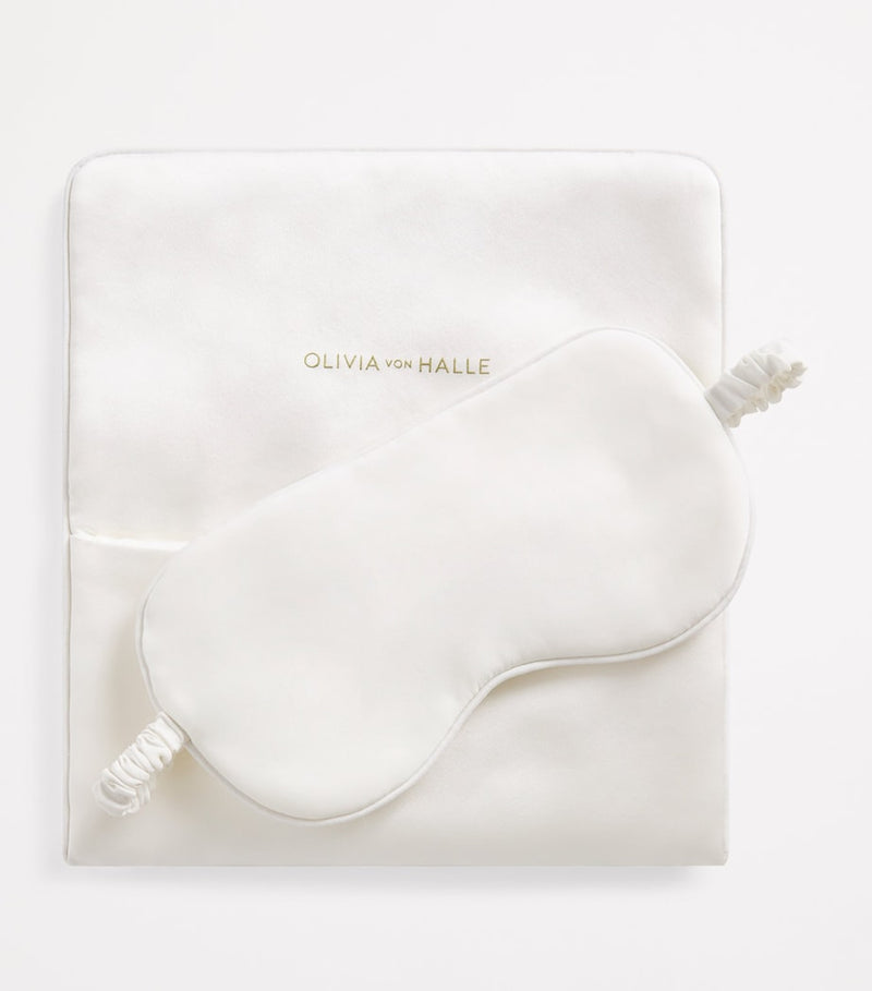Olivia von Halle silk eye mask Audrey (British brand)