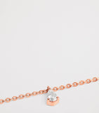 Harrods rose gold and diamond necklace 0.80ct, imported from the UK