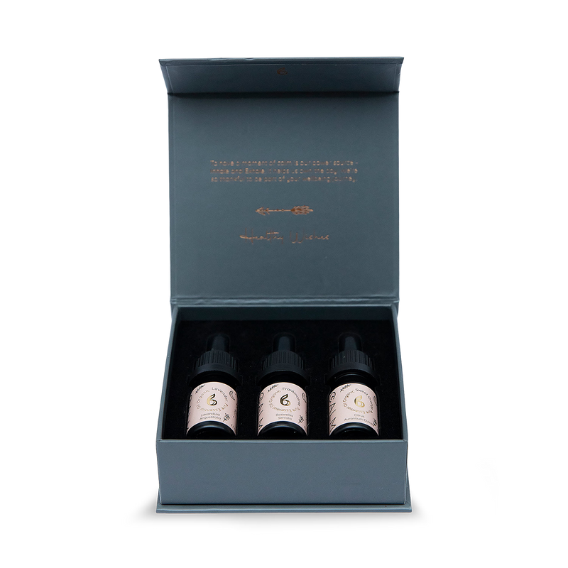 B Calm organic essential oil set 8 oils 9x5ml, imported from the UK