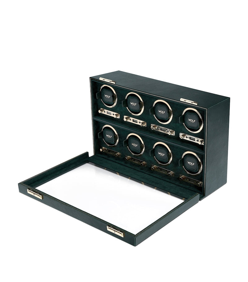 WOLF British Racing 8-piece watch winder - British product