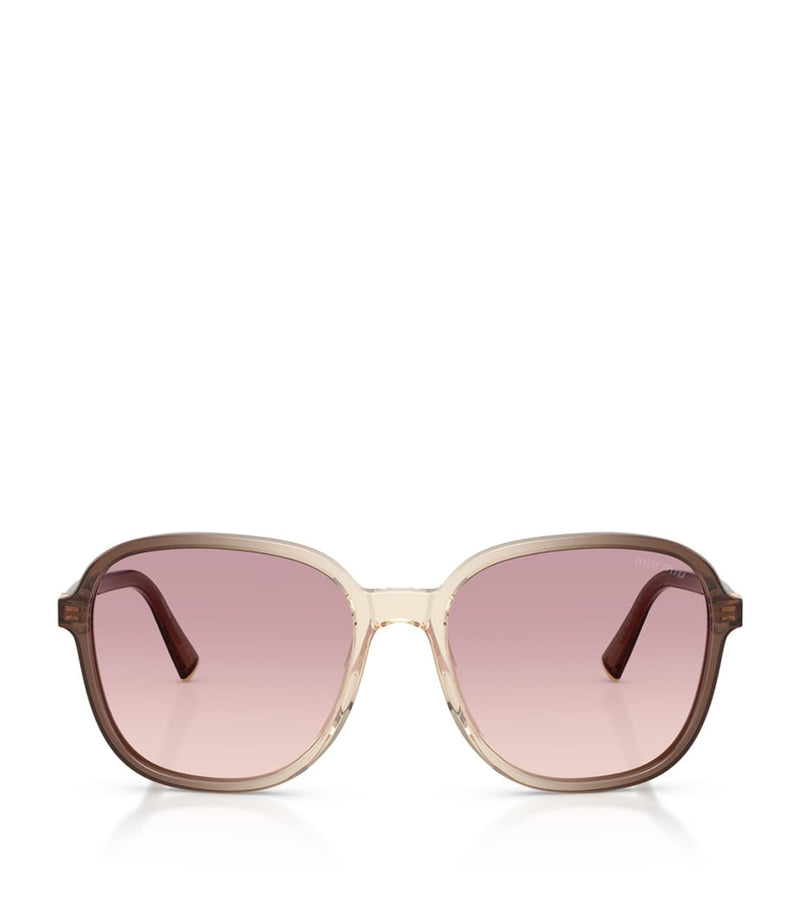 Miu Miu oversized acetate sunglasses, UK version