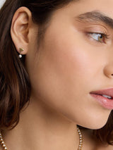 Next D.LOUISE Gold Tone Waterproof Mini Heart Pearl Drop Earrings- Buy online at McGrocer