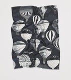 Aspinal of London merino wool scarf with balloon print, imported from the UK
