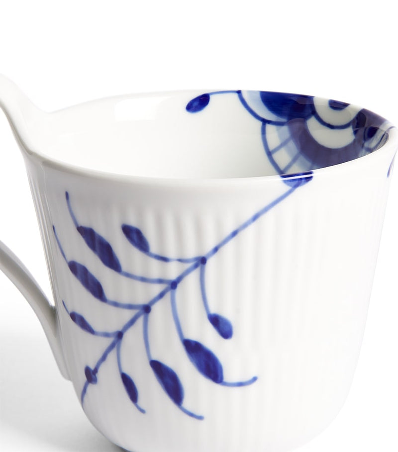 Royal Copenhagen Blue Fluted Mega High-Handle Mug 330ml, imported from the UK