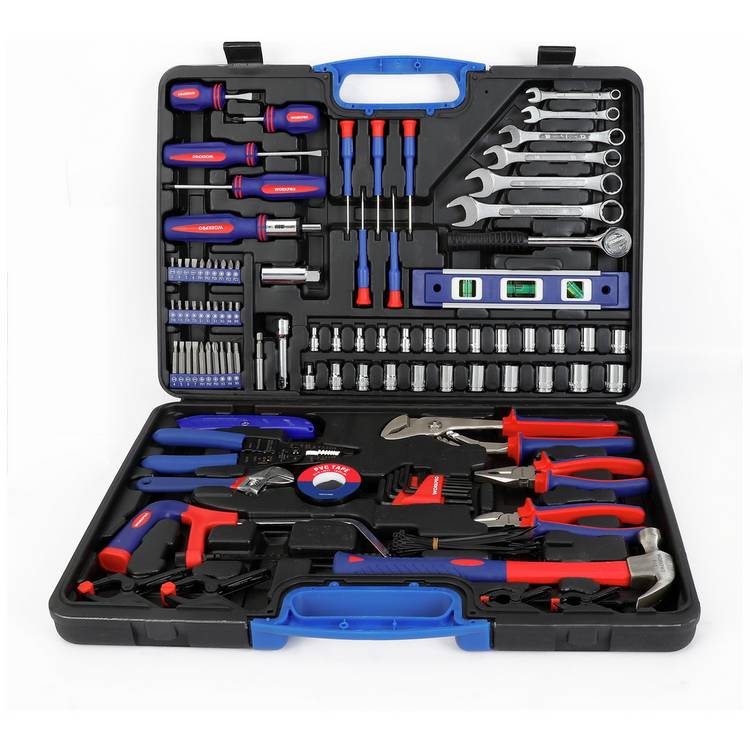 WORKPRO 139-piece household repair tool kit, UK version