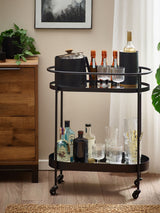 Next Black Oval Drinks Trolley- Buy online at McGrocer