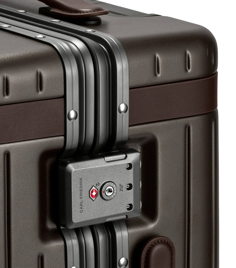 Carl Friedrik carry-on suitcase 56cm hard-shell design (British brand)