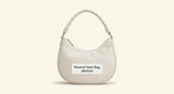 McQueen leather wishbone top-handle bag, imported from the UK